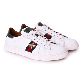 Bednarek Polish Shoes Pánské kožené boty Tenisky Bednarek bílé bílý Bednarek Polish Shoes Pánské kožené boty Tenisky Bednarek bílé bílý