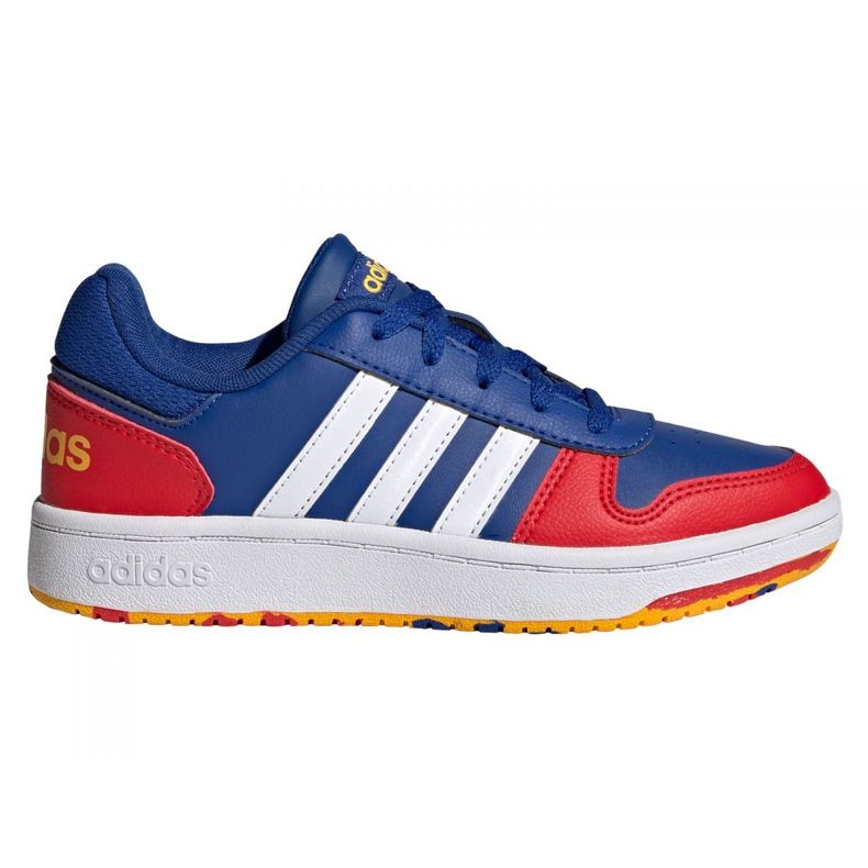 Boty Adidas Hoops 2.0 Jr FY7016 námořnická modrá modrý