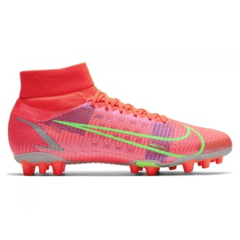Kopačky Nike Superfly 8 Pro Ag M CV1130-600 korál červený