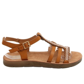 Dámské velbloudí sandály L-375 Camel hnědý Dámské velbloudí sandály L-375 Camel hnědý