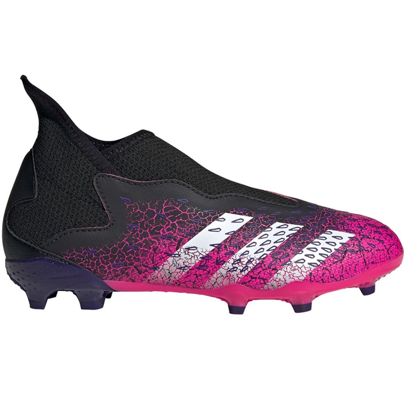 Kopačky Adidas Predator Freak.3 Ll Fg Jr FW7529 vícebarevný růžový