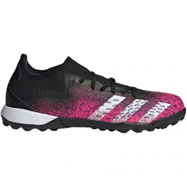 Kopačky Adidas Predator Freak.3 L Tf M FW7520 černá, černá, růžová černý