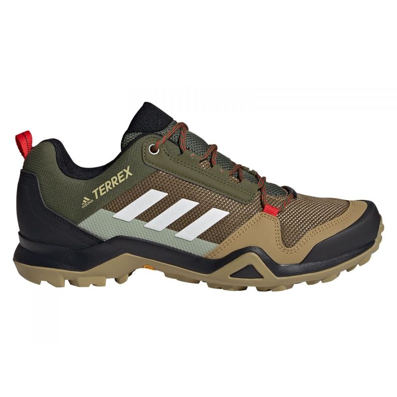Boty Adidas Terrex AX3 M FX4576 černá khaki zelená