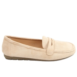 Dámské béžové mokasíny S-980 Beige béžový