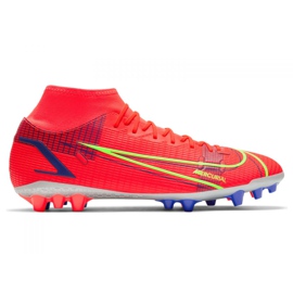 Kopačky Nike Superfly 8 Academy Ag M CV0842-600 vícebarevný červený