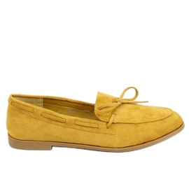 Klasické dámské mokasíny hořčice 3394 Yellow žluť