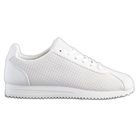 SHELOVET Stylové prolamované tenisky bílý SHELOVET Stylové prolamované tenisky bílý