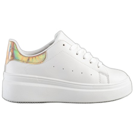 SHELOVET Pohodlné tenisky bílý SHELOVET Pohodlné tenisky bílý