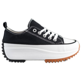 SHELOVET Tenisky Na Vysoké Platformě černý