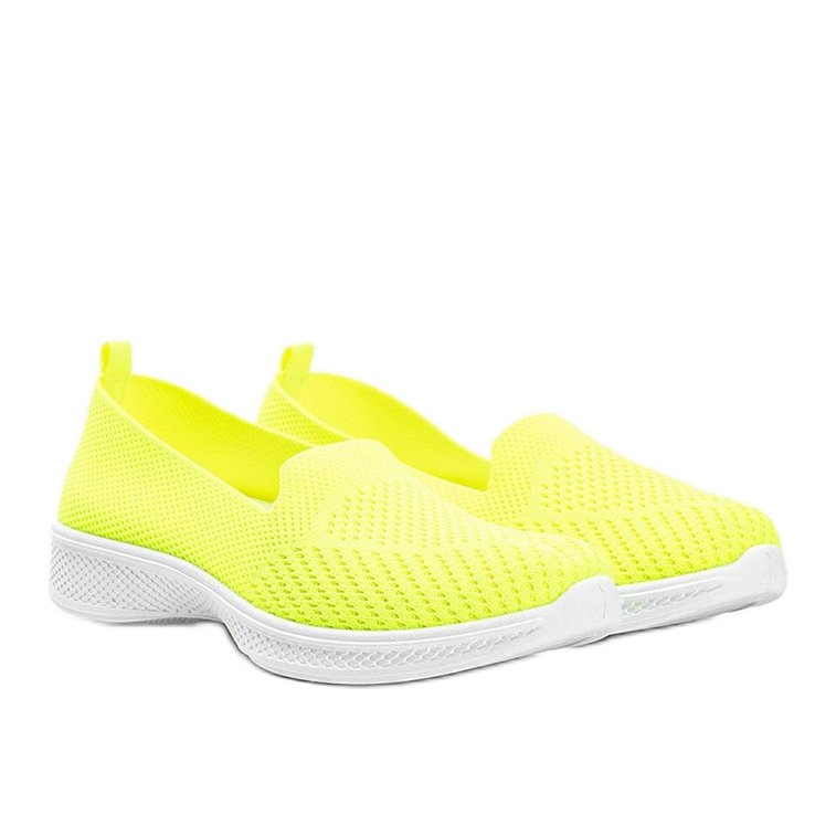 Zelené neonové tenisky Slip On Jamaica zelená