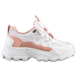 SHELOVET Bílé tenisky od Fahion bílý