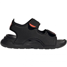 Sandály adidas Swim Sandal Jr FY8064 černý modrý