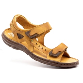 Polbut 277 červených sandálů oranžový