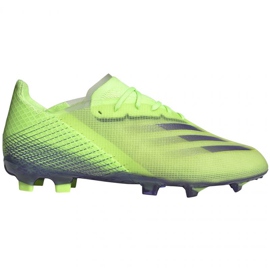 Kopačky Adidas X Ghosted.1 Fg Jr EG8180 vícebarevný zelený