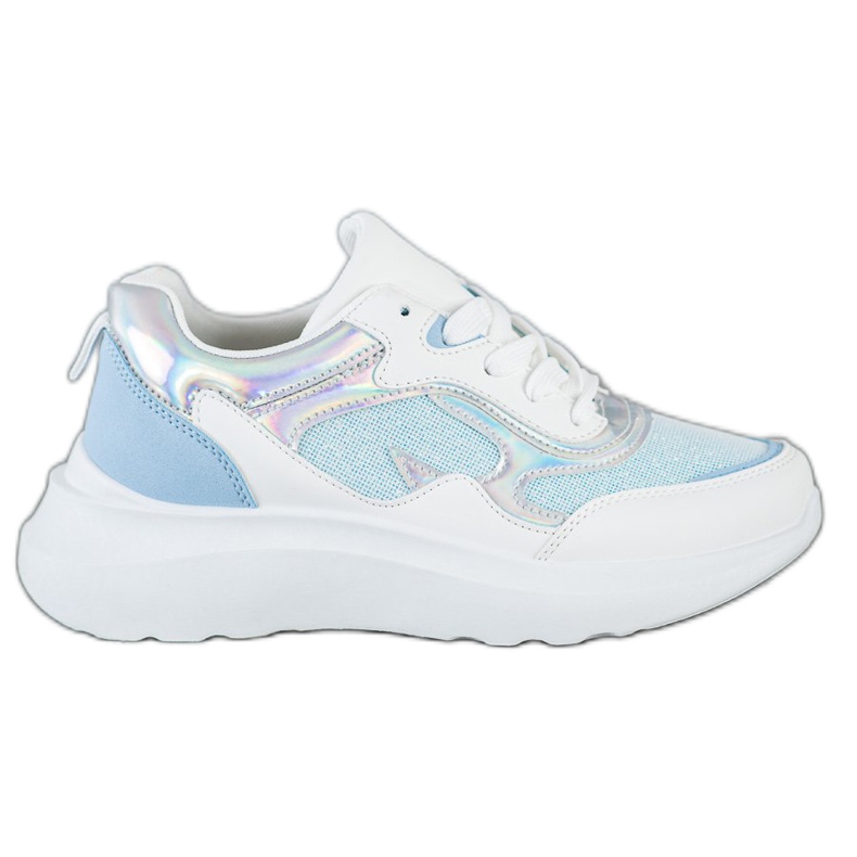 Sweet Shoes Tenisky se třpytkami bílý modrý