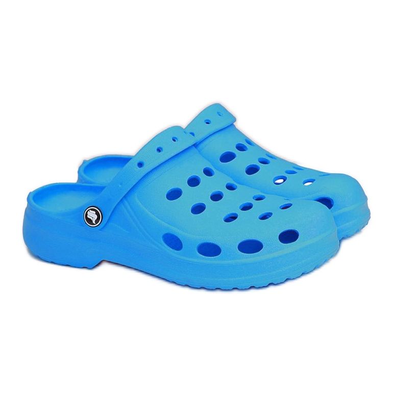 Flameshoes Dámské pantofle Eva Blue Foam Crocs modrý