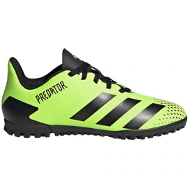 Kopačky Adidas Predator 20.4 Tf Jr EH3041 černý zelený