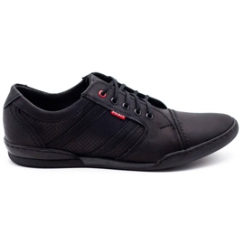 Polbut Pánská obuv pro volný čas R3 Perforation Black černý