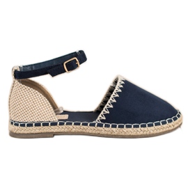 Goodin Námořnické espadrilky se semišem béžový námořnická modř modrý