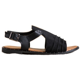 Uzavřené sandály VINCEZA černý