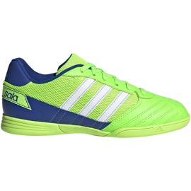 Kopačky Adidas Super Sala Junior zelené FV2640 zelený zelený