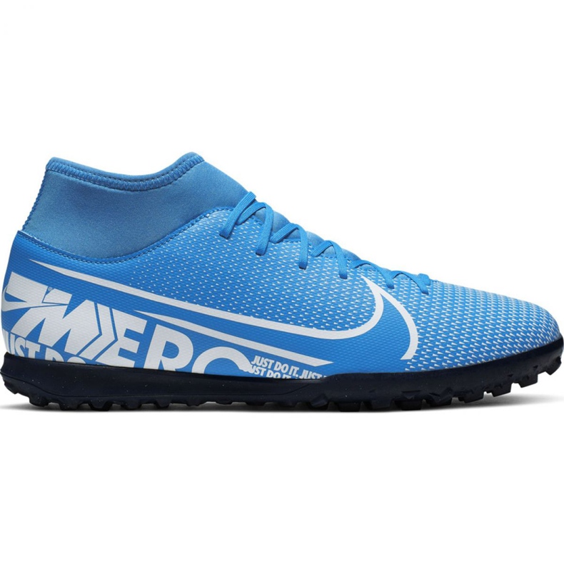 Kopačky Nike Mercurial Superfly 7 Club Tf Jr AT8156 414 vícebarevný modrý