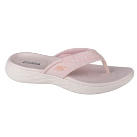 Žabky Skechers On the Go 600-Sunbathe W 140000-LTPK černý růžový