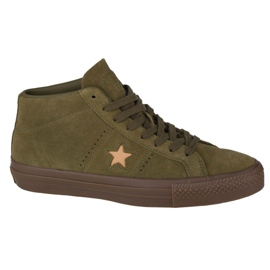 Boty Converse One Star Pro Suede Mid M 157869C zelený