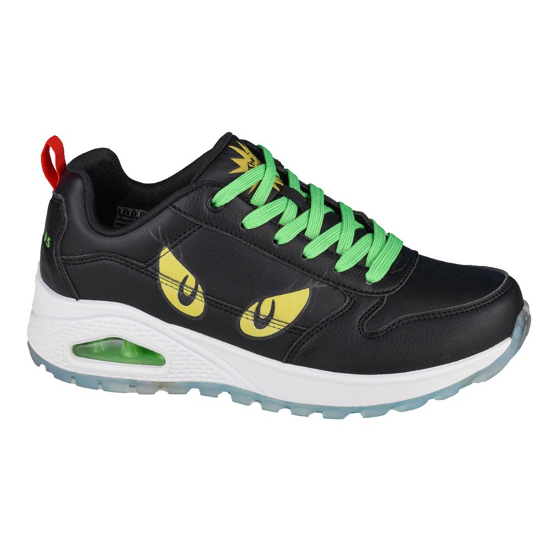 Skechers Uno Rugged-Are A Mean One W 155326-BKMT černá zelená žlutá Skechers Uno Rugged-Are A Mean One W 155326-BKMT černá zelená žlutá