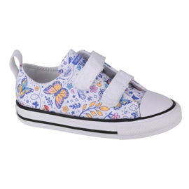 Converse Chuck Taylor All Star 2V Ox Jr 770655C bílý námořnická modř
