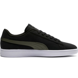Pánské boty Puma Smash v2 Buck černé 365160 05 černý khaki