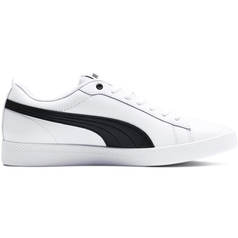 Dámské boty Puma Smash Wns v2 L bílo-černé 365208 01 bílý černá
