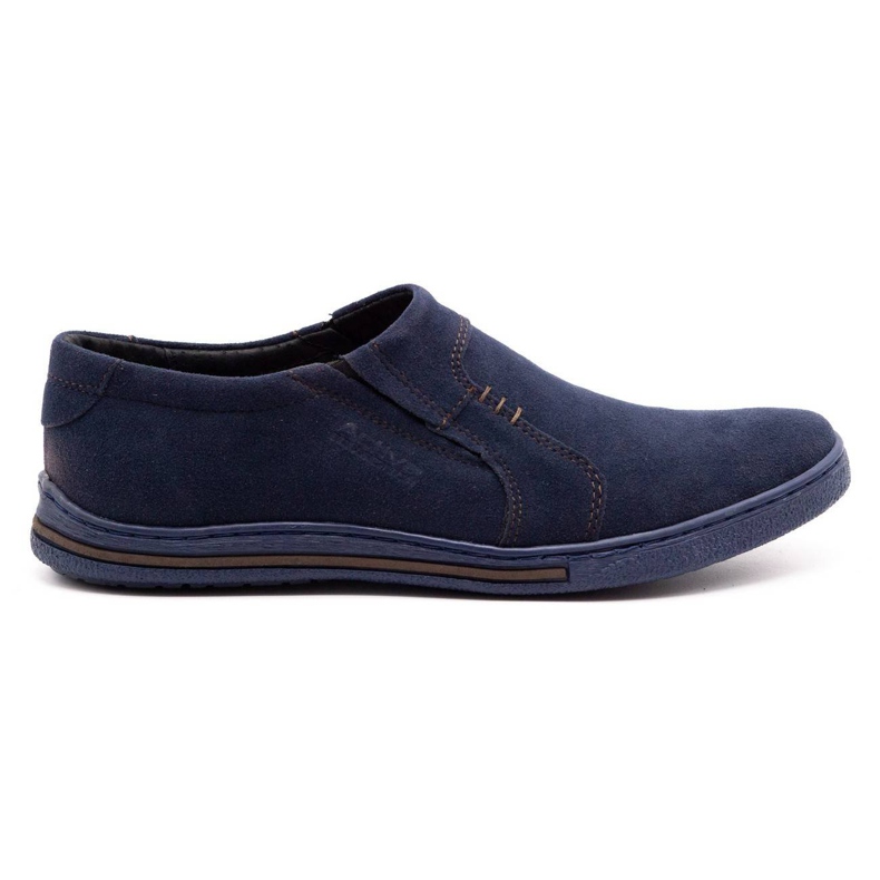 Polbut Pánské boty 334Z navy blue námořnická modrá