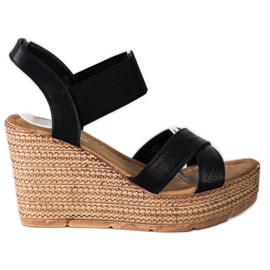 Sea Elves Nazouvací lehké sandály černá