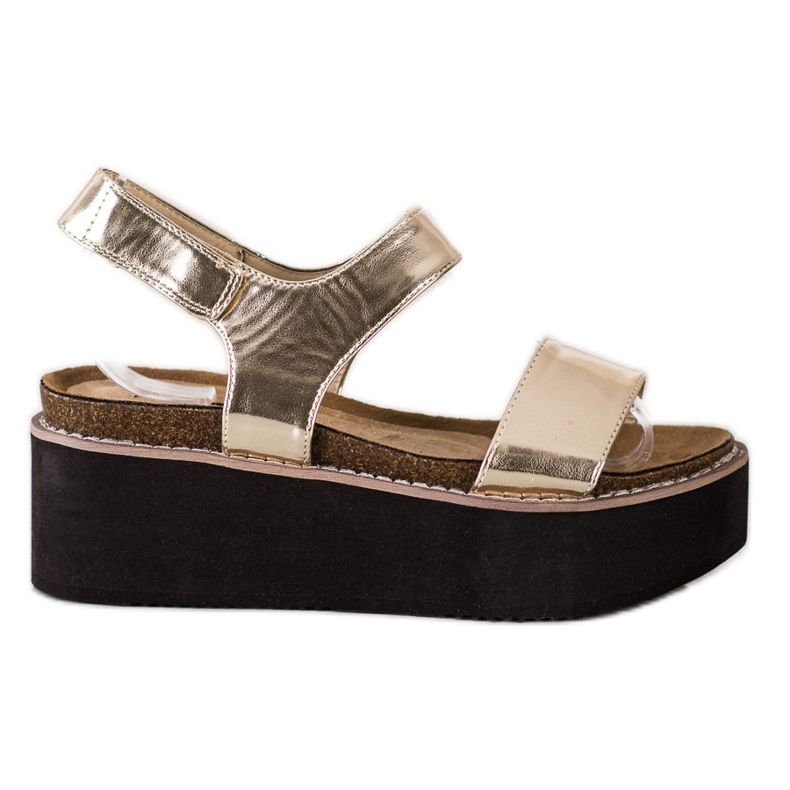 Corina Sandály Na Módní Platformě zlatý