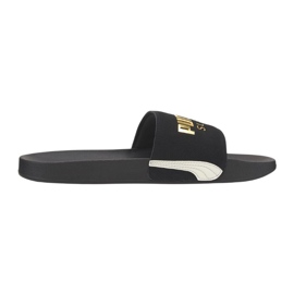 Puma Leadcat Ftr Suede Classic černé pantofle 372277 01 černá zlatý Puma Leadcat Ftr Suede Classic černé pantofle 372277 01 černá zlatý