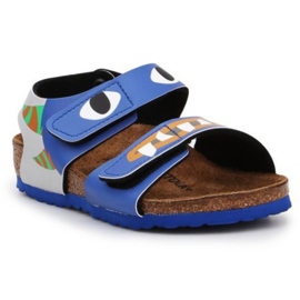 Birkenstock Palu Kids Bs 1018987 černý námořnická modř