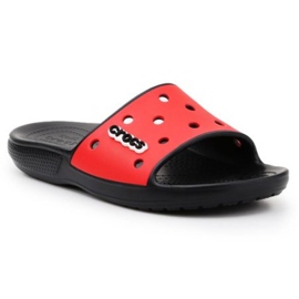 Crocs Classic Colorblock Slide M 206882-0X9 červený