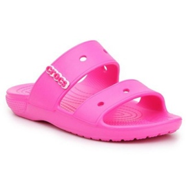 Crocs Classic Sandal Jr 206761-6QQ růžový Crocs Classic Sandal Jr 206761-6QQ růžový