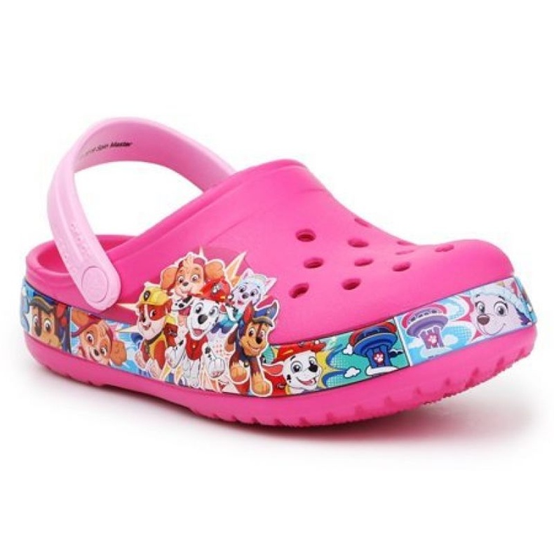 Crocs Psi Patrol Fl Paw Patrol Band Clog Jr 205509-670 růžový Crocs Psi Patrol Fl Paw Patrol Band Clog Jr 205509-670 růžový