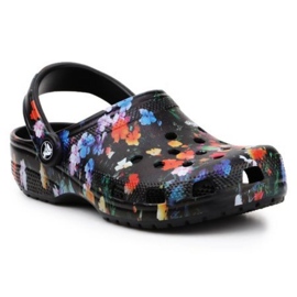 Crocs Classic Printed Floral W 206376-0C4 černý vícebarevný