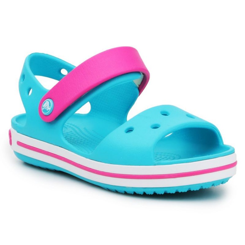 Crocs Crocband Sandal Kids 12856-4SL modrý růžový