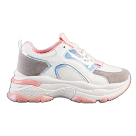 Tenisky na platformě FASHION vícebarevný