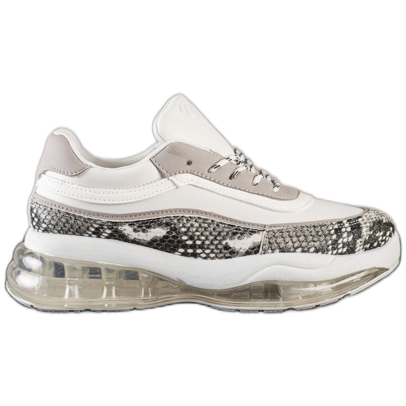 SHELOVET Tenisky Na Transparentní Platformě bílý vícebarevný