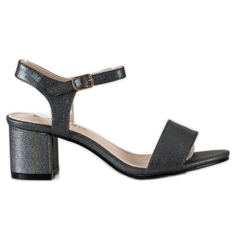 Goodin Pohodlné sandály na baru stříbrný