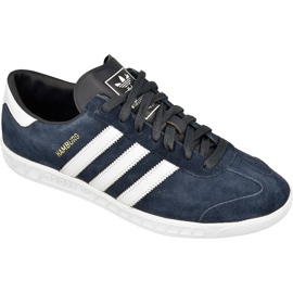 Boty Adidas Originals Hamburg M S74838 námořnická modř