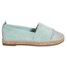 Bestelle Espadrilky z máty semišové zelený