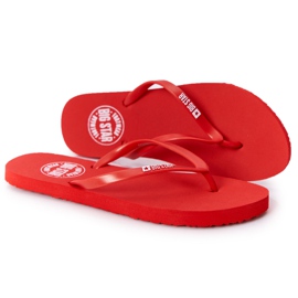 Dámské žabky Big Star FF274A611 Red červený
