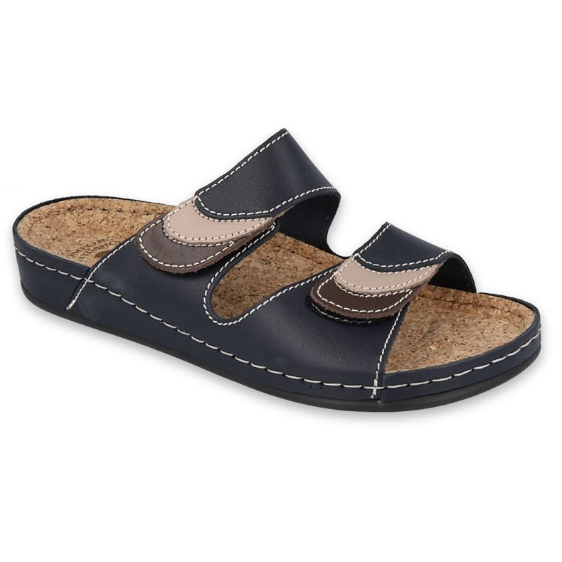 Inblu pantofle dámské boty 158D173 námořnická modrá