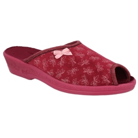 Dámské pantofle Befado Pu Red 581D197 červený